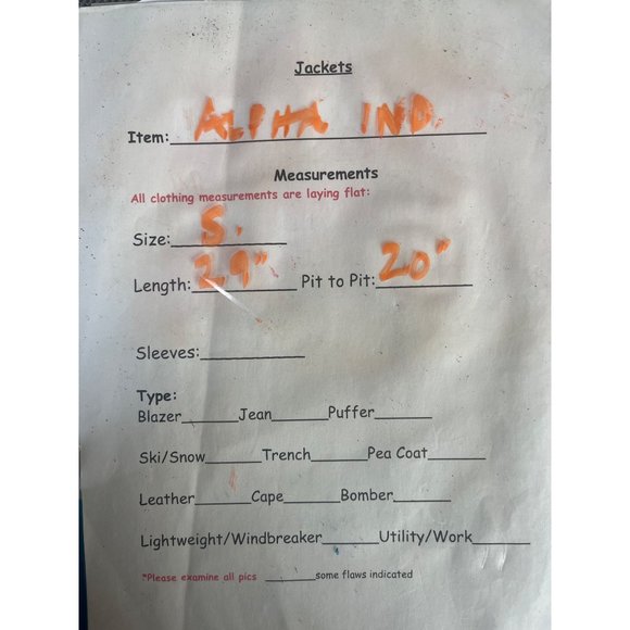 Alpha Industries Military Cage Gray Hooded Full Zip Flight Jacket Men Sz. S - Picture 8 of 8